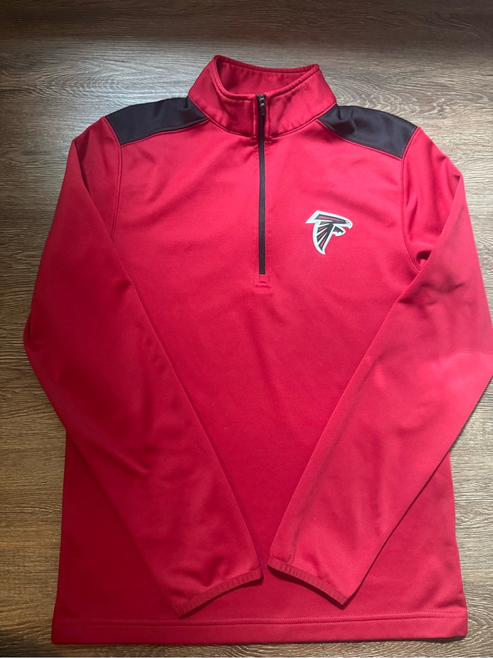 NFL Falcons Men's Red Quarter-Zip Pullover